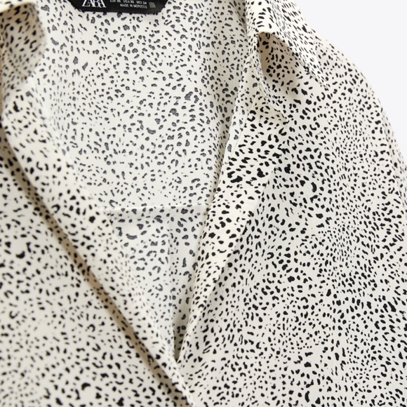 NWT Zara Oversized Animal Print Shirt - Picture 6 of 6